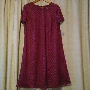 London times Burgundy dress size US 16 W